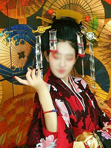 Amazon.co.jp: おいらん 遊女風 舞妓 芸者風 かんざし20点セット